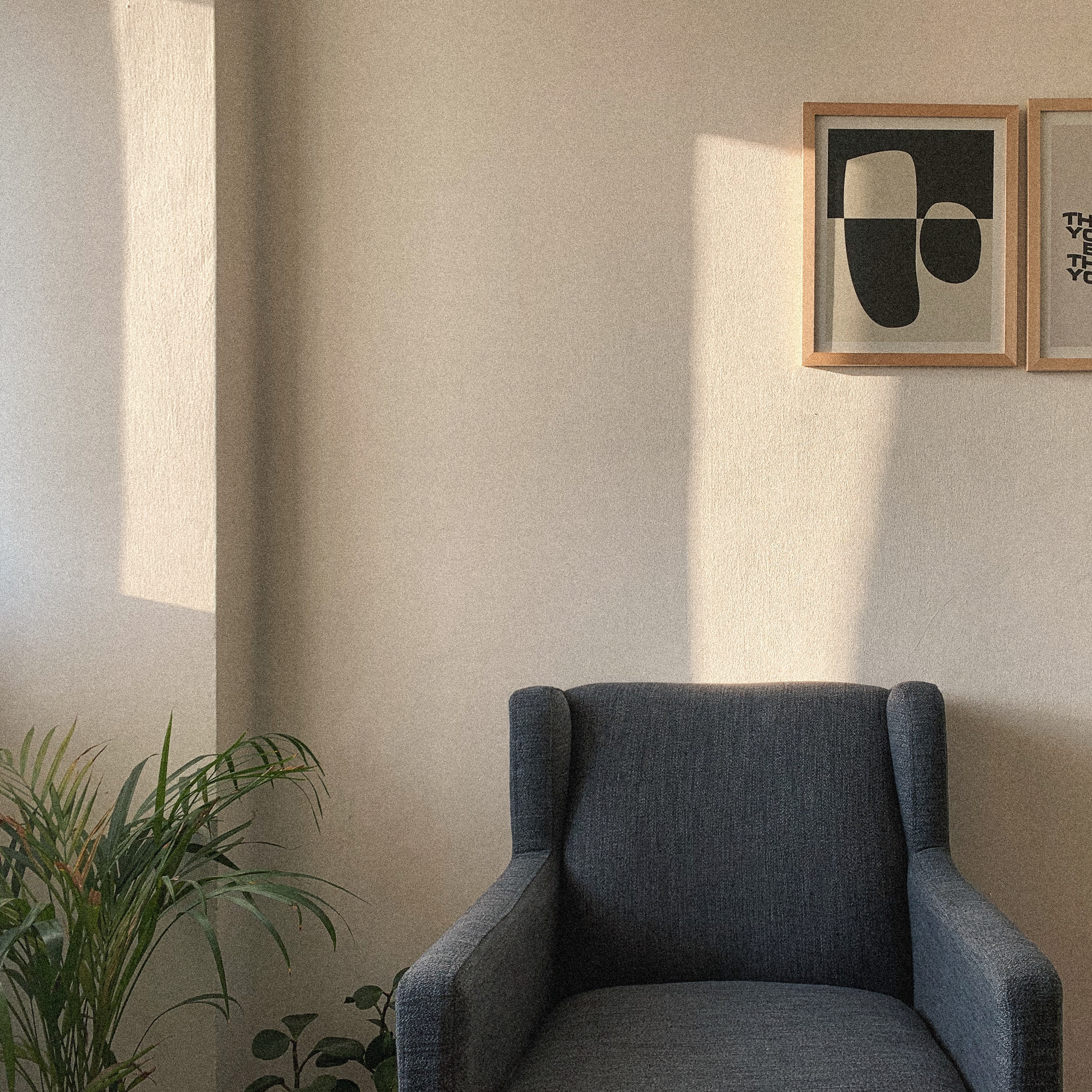 Comfortable IFS therapy session room with seating arrangement